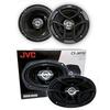 2) JVC CS-J620 6.5 300W 2-Way + 2) JVC CS-J6930 6X9 400W 3-Way