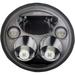Custom Dynamics 7 TruBeam LED Black Chrome Headlight (CDTB-7-I-B)