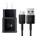 OEM Samsung Galaxy S10 Plus Huawei Mate 20 X 5G Adaptive Fast Charger USB-C 3.1 Type-C Cable Kit Fast Charging USB Wall Charger AC Home Power Adapter [1 Wall Charger + 4 FT Type-C Cable] Black