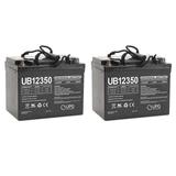 UB12350 12V 35AH Internal Thread Battery for Golden Tech Alante - 2 Pack
