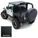 Smittybilt 90801 Outback Standard Bikini Top Vinyl Black Fits select: 1989-1991 JEEP WRANGLER / YJ 1987-1988 JEEP WRANGLER