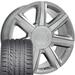 22 inch Hyper Silver 4739 OE Wheels & Goodyear Tires Fit GM Trucks & SUVs - Escalade Style Rims