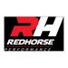 Red Horse Performance 1000-12-5 RHP1000-12-5 -12 STRAIGHT FEMALE ALUMINUM HOSE END - CLEAR