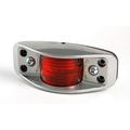 Grote Die-Cast Aluminum Clearance Marker Light Flat Back Red