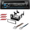 KIT2608 Bundle with Pioneer Bluetooth Car Stereo and complete Installation Kit for 2013-2015 Nissan Titan w/Oversized Radio Single Din Radio CD/AM/FM Radio in-Dash Kit