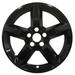 PACRIM 18 inch Gloss Black Wheel Skin Cover |Designed for 18 Ford Explorer 2016 - 2019 |Set of 4