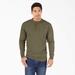 Dickies Men's Heavyweight Heathered Long Sleeve Henley T-Shirt - Military Green Heather Size 3Xl (WL451H)