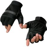 Milwaukee Leather MG7504 Men s Black Perforated Mesh Gel Palm Fingerless Motorcycle Hand Gloves W/ â€˜Reflective Pipingâ€™ XX-Large