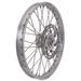 Warp 9 Complete Wheel Kit - Front 21 x 1.60 Silver Rim/Silver Hub/Silver Spokes and Nipples for Husqvarna FE 350 2014-2018