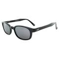 MF LOCKDOWN MOTORCYCLE SUNGLASSES BLACK FRAME SILVER MIRROR LENS WITH KD S POUCH