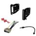 GSKIT863 Car Stereo Installation Kit for 2008-2010 Jeep Commander - in Dash Mounting Kit Wire Harness Antenna Adapter for Double Din Radio Receivers