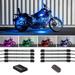 LEDGlow 8pc Flexible LED Million Color Motorcycle Lighting Kit
