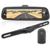 Pyle PLCMDVR77 7.4 Inch HD Video Recording System Rearview Mirror Monitor Black