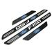 Ford F-150 Black Real Carbon Fiber 4 Universal Door Sill Protector Plates