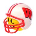 Wisconsin Badgers Football Car Antenna Topper / Auto Dashboard Accessory (Yellow Face)