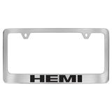 Dodge Ram Dodge Hemi Chrome Plated Metal License Plate Frame Holder