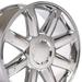 20 inch Rim fits 1999-2018 GMC Sierra 1500 Chrome 20x8.5 Chrome Wheel Direct Fit