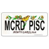 Design It Yourself Custom S. Carolina Plate #2. Free Personalization on Plate