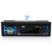 Pyle Marine Bluetooth Stereo Radio 12v Single DIN Style Boat In dash Radio Receiver System (Black)