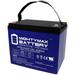 12V 75AH GEL Battery Replacement for Quickie S-622