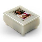 3 X 2 Wallet Size Pearl Photo Frame Music Box With New Pop-Out Lens System - My Lady Creensleeves (Creensleeves)