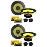 PYLE PLG6C 6.5 800W 2 Way Car Audio Component Speakers Set Power System