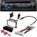 KIT2301 Bundle with Pioneer Bluetooth Car Stereo and complete Installation Kit for 2003-2006 Cadillac Escalade Single Din Radio CD/AM/FM Radio in-Dash Mounting Kit