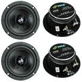 4) Pyle Pro PDMR5 5 800W Car DJ/Home Mid Bass MidRange Speakers Drivers Audio