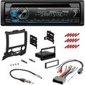 KIT490 Bundle with Pioneer Bluetooth Car Stereo and complete Installation Kit for 2000-2003 Nissan Maxima Single Din Radio CD/AM/FM Radio in-Dash Mounting Kit