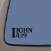 1 John 4:19 Bible Verse Decal Sticker | 7.5-Inches By 3.5-Inches | Religious Motivational Inspirational Educational | Black Vinyl