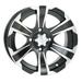 4/137 ITP SS312 Alloy Series Wheel 14x8 5.0 + 3.0 Matte Black for Can-Am Outlander Max 650 EFI XT 2014-2018