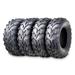 Wanda ATV/UTV Tires 25x8-12 Front & 25x10-12 Rear 6PR P373 - 10243/10244 Set 4