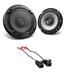 Kenwood KFC-1666S 600W Max (60W RMS) 6.5 KFC 2-Way Coaxial Car Speakers Metra GM Speaker Harness (72-4568)