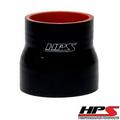 HPS HTSR-300-350-BLK 3 - 3-1/2 ID 3 4-ply Black Silicone Reducer Coupler Hose