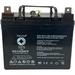 SPS Brand 12V 35Ah Replacement battery (SG12350) for Lawn Mower Zipper TS-950-G