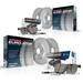 Power Stop Front and Rear Euro-Stop ECE-R90 Certified Brake Pad and Rotor Kit ESK4107