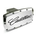Cadillac Engraved Billet Aluminum Tow Hitch Cover