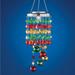 The Holiday Aisle® Beltram Solar Chandelier w/ Jingle Bells Wind Chime Metal | 22 H x 5.5 W x 5.5 D in | Wayfair CF985F58C2794FF8AF7A61AD934DFBF5