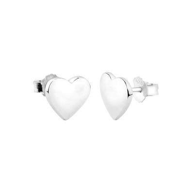 Nenalina - Ohrstecker Herz Romantisch 925 Silber Ohrringe 1 ct Damen Image