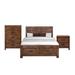 Wren Queen 3PC Platform Storage Bedroom Set In Chestnut - Picket House Furnishings WN100QSB3PC