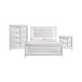 Charlotte Youth Full Platform 3PC Bedroom Set in White - Picket House Furnishings TN777F3PC