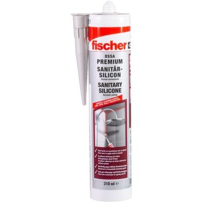 Sanitärsilicon Dssa 310ml Weiß - 53101 - Fischer Image