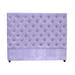 My Chic Nest Leigh Panel Headboard Upholstered/Velvet/Polyester/Cotton in Gray | 65 H x 77 W x 5.9 D in | Wayfair 550-103-1120-CK