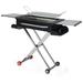 Kichae 44" Portable Charcoal Grill w/ Side Shelves Stainless Steel in Gray | 28 H x 44 W x 13 D in | Wayfair KE-KSPG001B