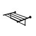 Charlton Home® Freyja Wall Mounted Towel Rack Metal in Black | 6.5 H x 26 W x 13.7 D in | Wayfair 879C638020D54D51B3A81B93B17E156B