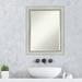 Andover Mills™ Kellison Beveled Bathroom/Vanity Mirror Plastic in Gray/Black | 28 H x 22 W x 1 D in | Wayfair 6E36A08506AD4FCC94D45CC1BDDCA894