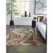 Brown/Red 63 x 0.35 in Area Rug - Ivy Bronx Dobie Abstract Red/Tan/Cream Area Rug Polypropylene | 63 W x 0.35 D in | Wayfair