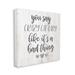 Gracie Oaks Funny Crazy Cat Lady Phrase Hearts Script Word Design by Gigi Louise - Graphic Art Print Canvas in Gray | 17 H x 17 W x 1.5 D in | Wayfair