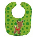 Caroline s Treasures Christmas Baby Bib Santa s 9th Reindeer