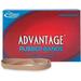 Alliance Rubber 27075 Advantage Rubber Bands - Size #107 Approx. 40 Bands - 7 x 5/8 - Natural Crepe - 1 lb Box
